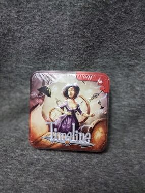 Asmodee Timeline Historical Events Card Game Tin Box Frederic Henry New Sealed